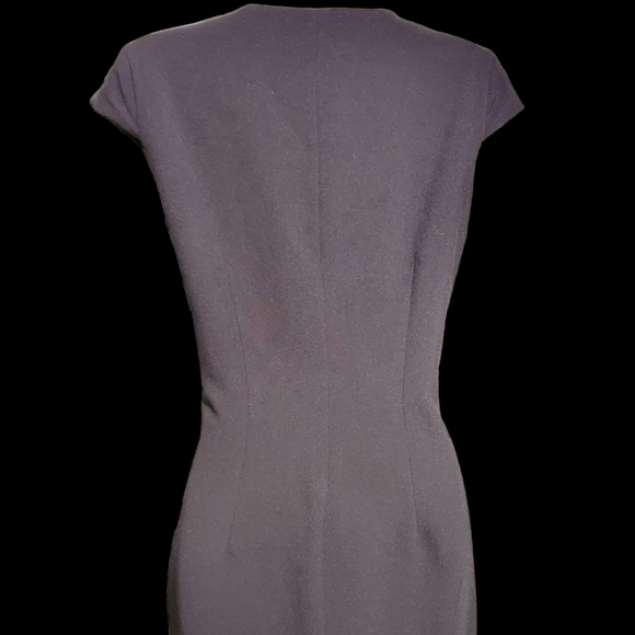 NWOT Suzy Shier S Dress Mini Black with Diagonal Zipper and Studs on Shoulders - Picture 11 of 14